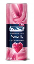 Гель-смазка интимный, Contex (Контекс) 100 мл романтик ароматизированный клубника